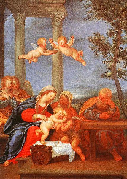 The Holy Family, Francesco Albani